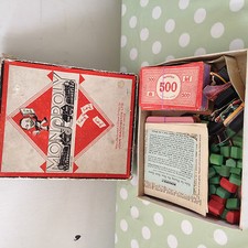 VINTAGE MONOPOLY BOARD GAME SPARES / MONEY / Property CARDS Rules MOVERS Etc
