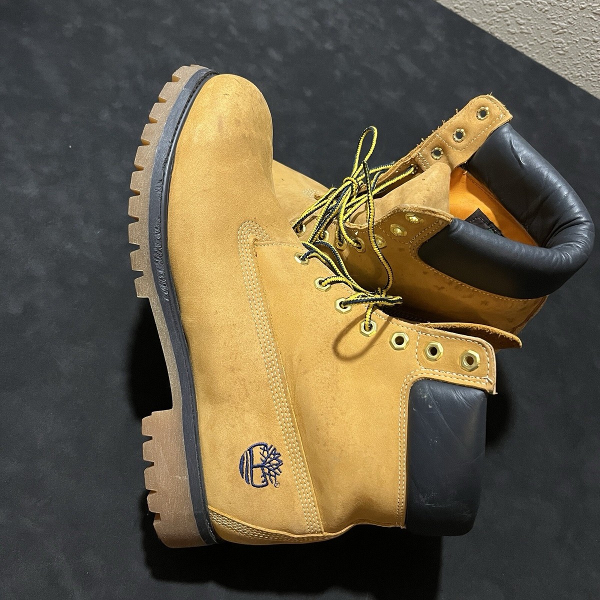 Timberland Vintage USA Made Leather Boots Wu-Tang Men 12