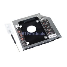 NEW 2.5" HDD Caddy Tray 9.5mm 2nd SATA SSD Optical Bay for For Apple Macbook Pro