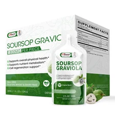 Soursop Graviola Liquid Soursop Extract for Cell Support & Regeneration