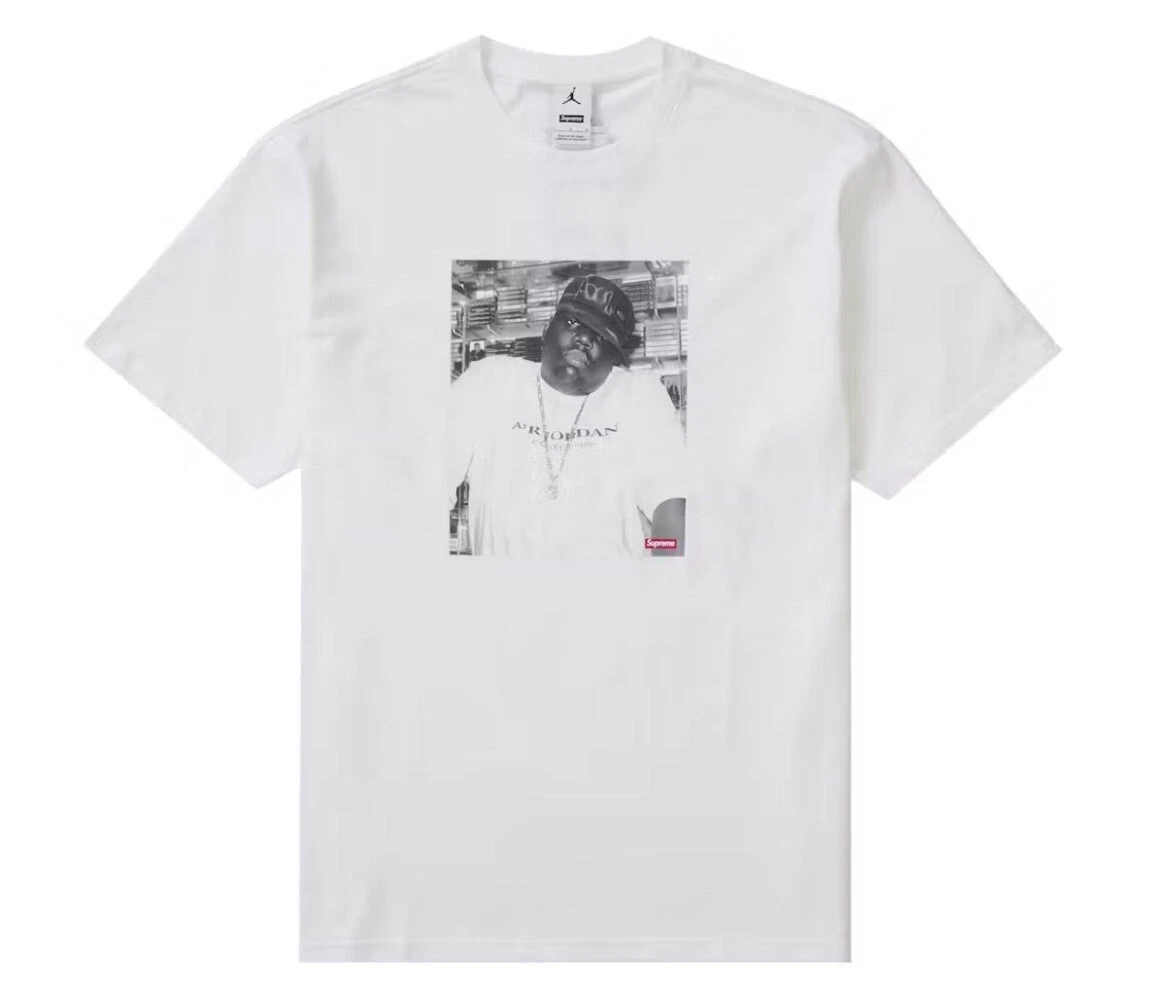 t shirt biggie suprême petit blanc