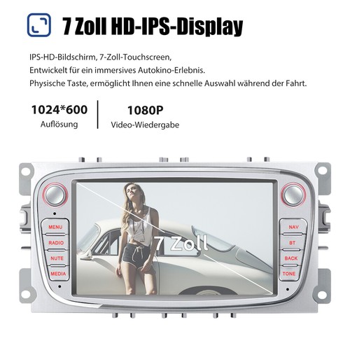 Android Autoradio für Ford Focus II MK2 Mondeo C-MAX S-MAX Galaxy GPS Nav FM KAM - Bild 5 von 13