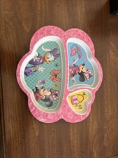Zak Designs Minnie Mouse  Daisy Duck Bowl Divided plate Bouquets of Bows