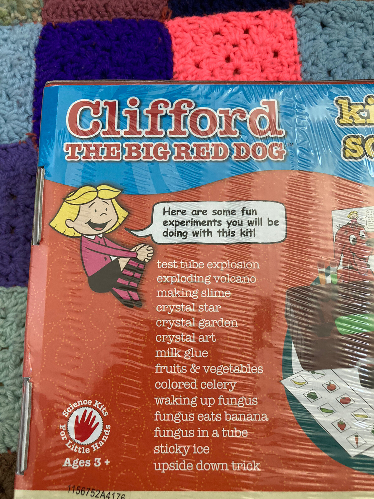 Scholastic Clifford The Big Red Dog Kitchen Science Kit Ages 3+ Sealed BRAND NEW