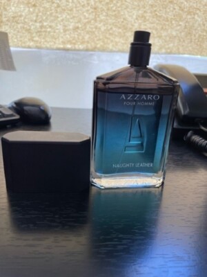 Azzaro Naughty Leather TESTER 3.4 oz. Eau de Toilette Spray Men No Box 