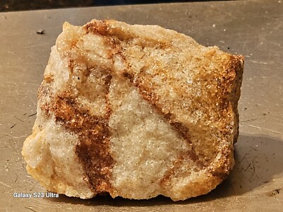 South Carolina Gold Silver Copper Iron Ore Specimen 155g #161 Visible Gold