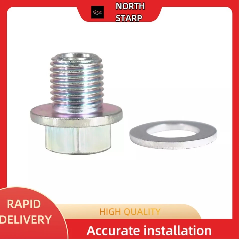 Bomba de aceite tapón perno 90009-R70-A00 se adapta a Honda Civic MK3 MK5 MK7 Accord MK6 EE. UU.- Foto 2 de 4