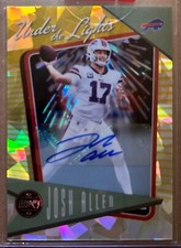 2022 Panini Legacy Under the Lights Josh Allen Buffalo Bills Auto 2/2 #UL-29