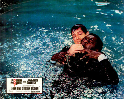 James Bond 007 - Leben und sterben lassen ORIGINAL Aushangfoto Roger Moore