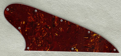 For Gibson Firebird Guitar Pickguard Scratch Plate Blank,4 Ply Red Tortoise