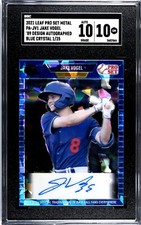 2021 Leaf Pro Set Metal Jake Vogel BLUE CRYSTAL /25 SGC 10 w/10 AUTO (1/25)