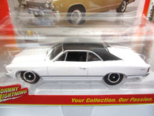 JOHNNY LIGHTNING MUSCLE CARS EE. UU. 1967 CHEVROLET CHEVELLE MALIBU NEUMÁTICOS DE GOMA
