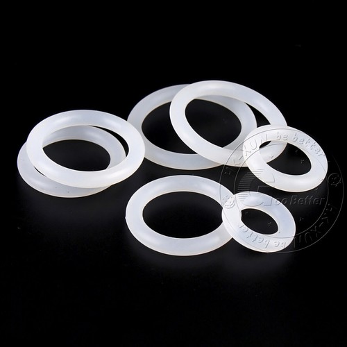 Sellos de silicona transparente juntas tóricas grado alimenticio 2 mm sección transversal 5 mm-90 mm OD - Imagen 5 de 15
