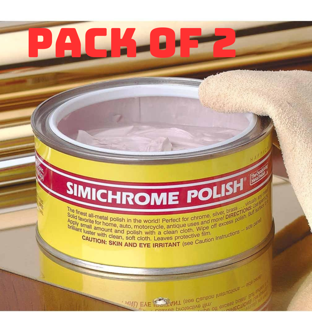 NEW Metal Polish Simichrome Polish 250g/8.82oz X2 PACK OF 2 FREE