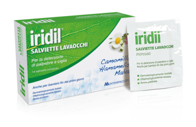 Iridil  Augenspültücher MONTEFARMACOi 14 Stück