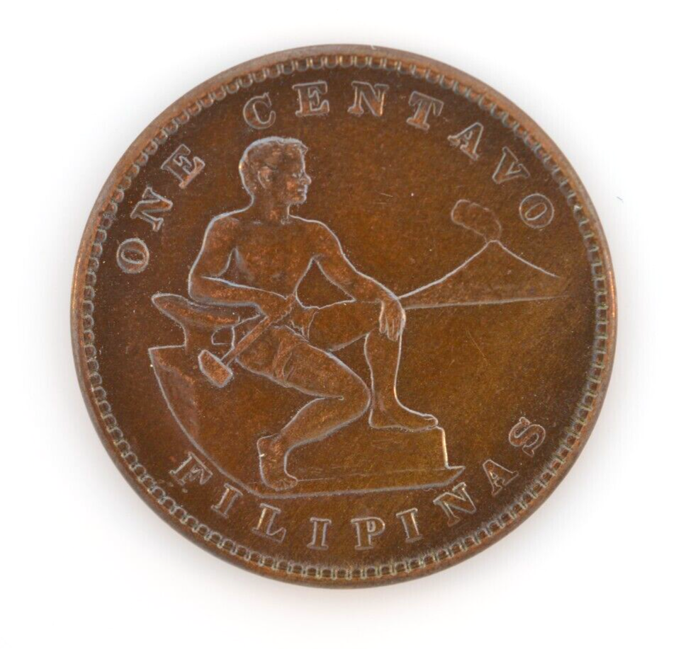 1914-S 1 One Centavo Philippines Bronze World Coin | eBay