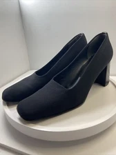 Stuart Weitzman Black Pumps Velvet Women’s High Heels Size 9 / Model S 286259