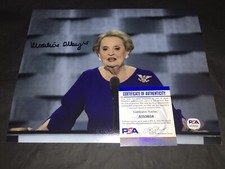 Madelaine Albright Signed 8x10 Photo Secretary Of State PSA/DNA #5