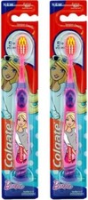 Colgate Kids Barbie Toothbrush, Extra Soft with Tongue Cleaner - 1 Pc Pack of 2