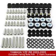 Fit For Yamaha YZF R6 2003-2005 YZF R6S 06-09 Complete Fairing Bolts Screws Nuts