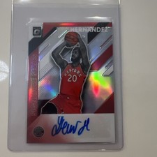 2019-20 DONRUSS OPTIC SIGNATURE SERIES ROOKIE DEWAN HERNANDEZ AUTO PRIZM