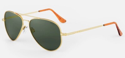 RANDOLPH CONCORDE CR051 57MM GOLD 23K SKYTEC AGX SUNGLASSES / SUNGLASSES