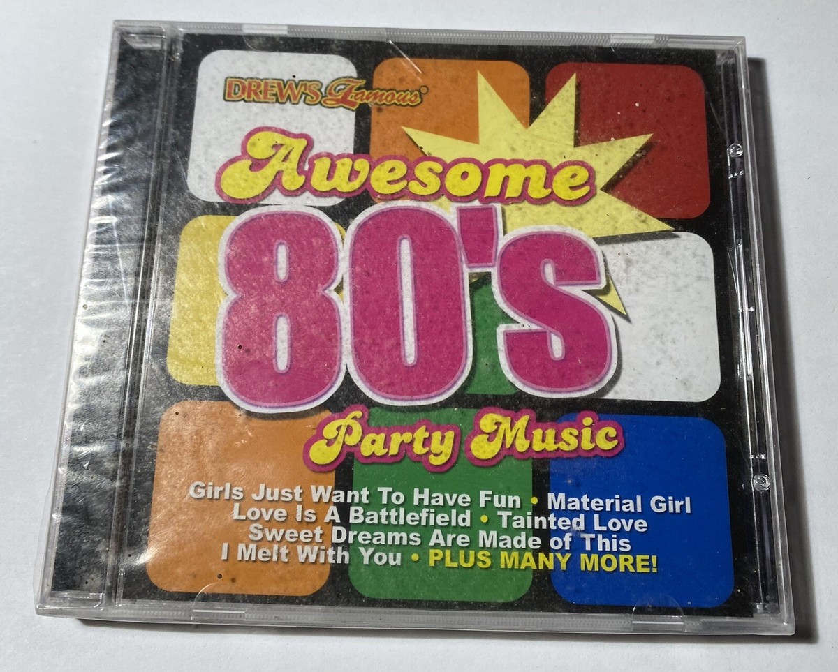 【特大20枚】80s 90s 洋楽 ダンス ディスコ CD 大量まとめ売り Drew's Famous Awesome 80's Party Music Cd New Sealed Free Shipping