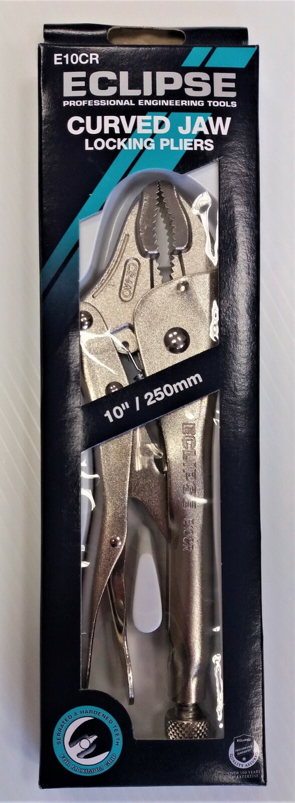 ECLIPSE Curved Jaw Locking Pliers 10""/250mm (E10CR) suitable for welding