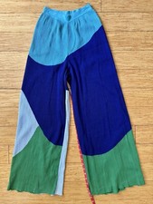 Stella McCartney Ribbed-Color Block Harem Pan...