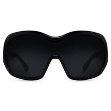 Oversized Trendy Wrap Around Sunglasses for Women Men - Cool Concert Black sh...
