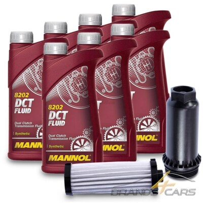 ATEC GETRIEBEFILTER HYDRAULIKFILTER FÜR FORD POWERSHIFT + 7l MANNOL GETRIEBEÖL