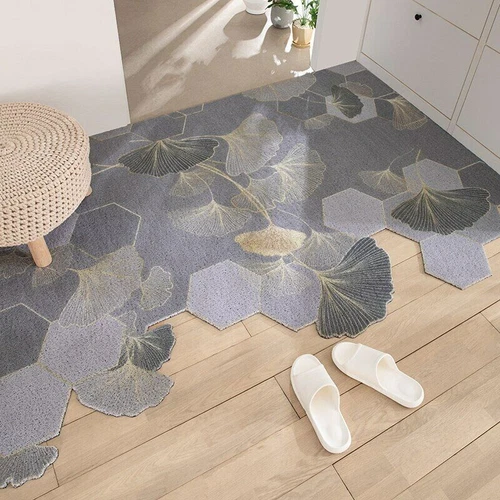 Floor Rug Non-Slip Welcome Carpet Durable Rubber Door Mats Low-Profile Heavy Rug - Picture 35 of 36