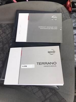 Nissa Terrano Bedienungsanleitung / Handbuch & Geldbörse gedruckt 10/2002
