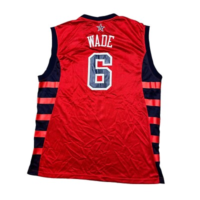 Rare Dwayne Wade USA NBA Basketball Reebok Jersey NWT Size XL