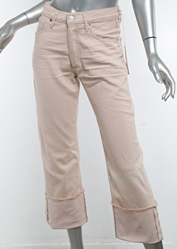 Relaxed Cuffed Cropped Pants Jean 