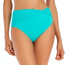New BLEU BY ROD BEATTIE Bikini Let's Get It Twisted Hi-Waisted Belize SIZE 6