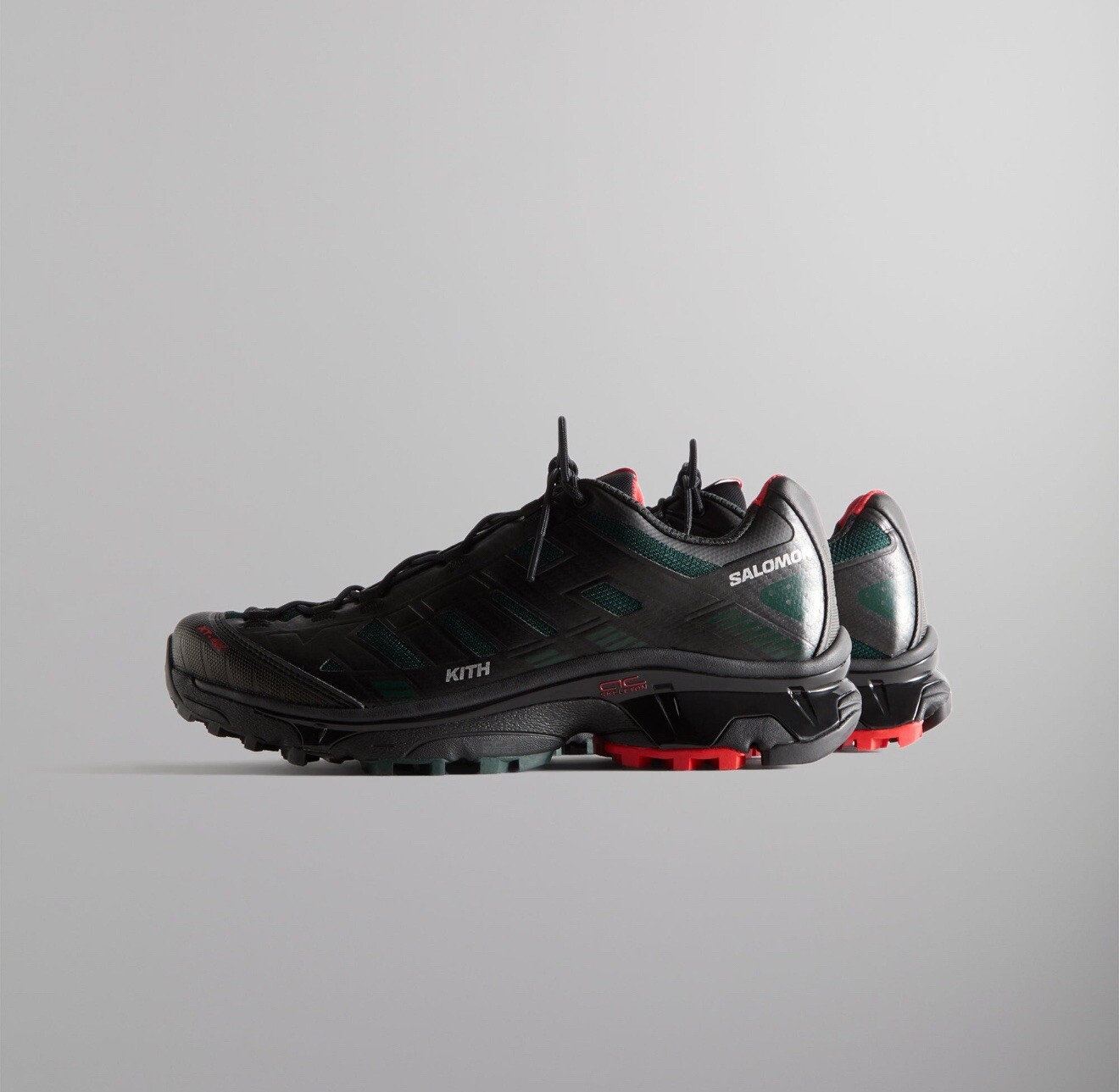 KITH per Salomon XT 4K 2024 10 Nero Scarabeo Rosso CONFERMATO Taglia 10