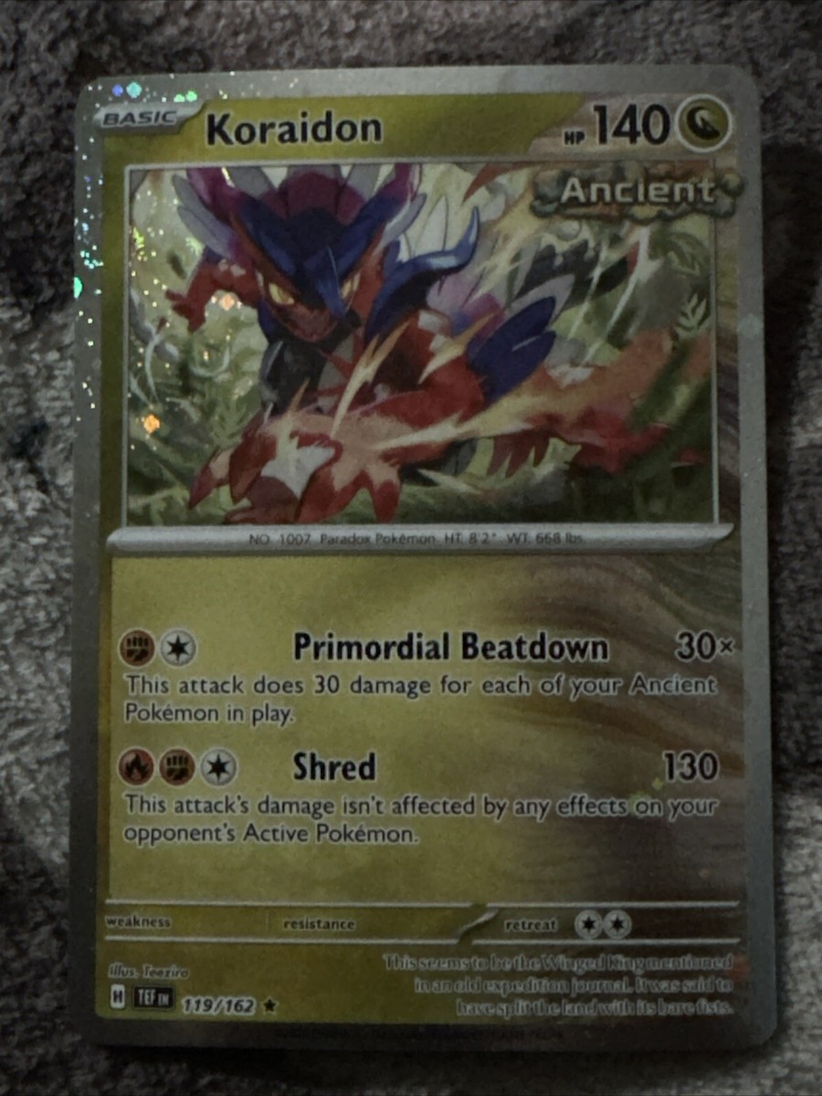 Koraidon 119/162 SV05: Temporal Forces Holo for sale online | eBay Koraidon 119/162 SV05: Temporal Forces Holo for sale online | eBay