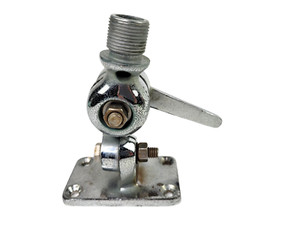 Chrome Bronze Sim Antenna 4-Way Side/Deck Ratchet Mount