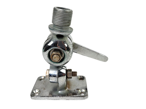 Chrome Bronze Sim Antenna 4-Way Side/Deck Ratchet Mount