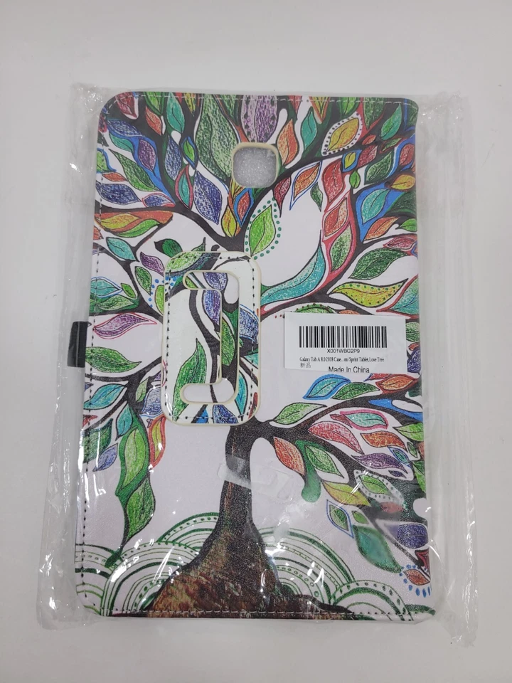 Funda Galaxy Tab A 8.0 2018, folio de cuero PU cubierta con soporte plegable para Samsung... Foto 2 de 4