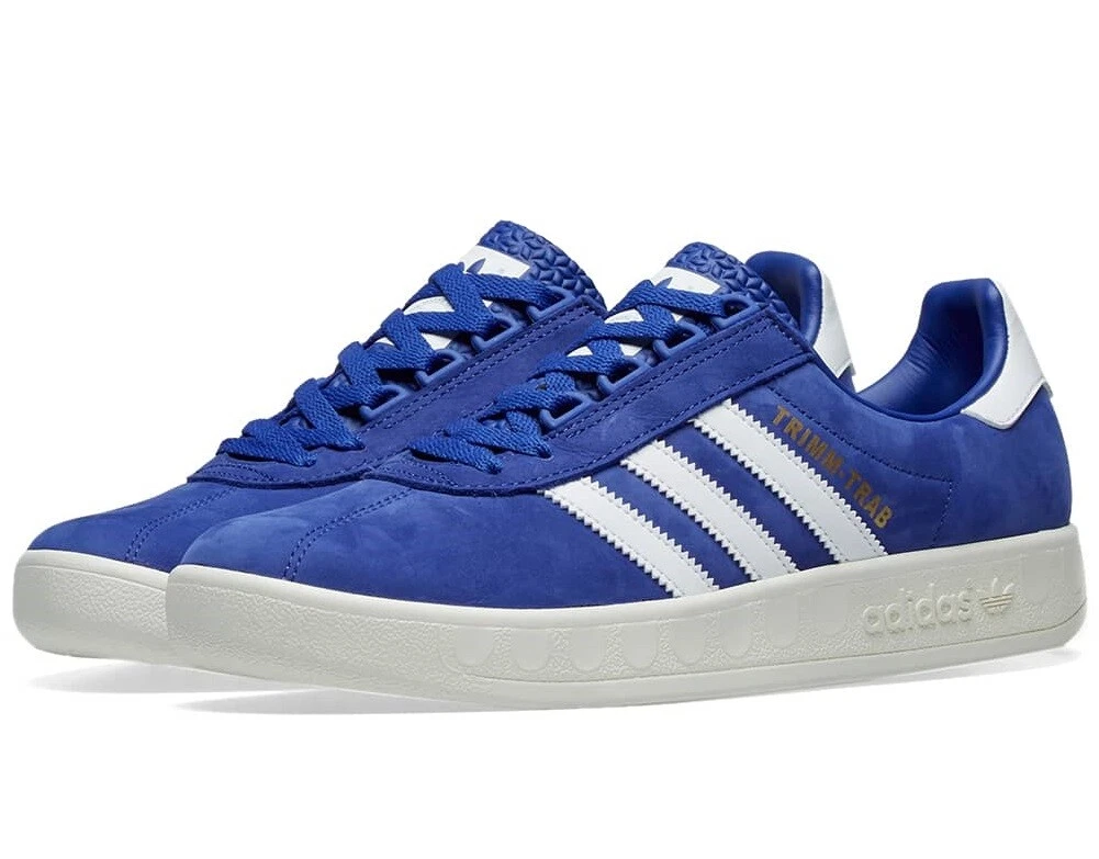 ADIDAS Originals Trimm Trab women's shoes trainers BD7628 blue nubuck | eBay