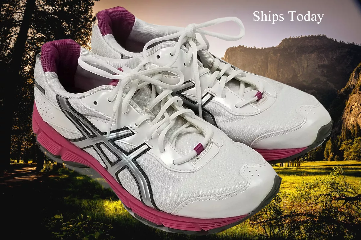 Asics Gel Quick Women s Size 7.5 White Pink Athletic Walking