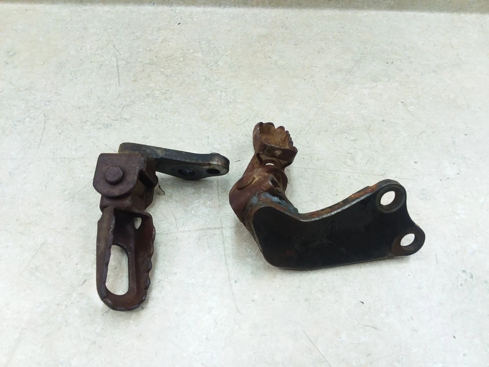 Par de reposapiés Yamaha 200 XT XT200 1983 ANX Foto 4 de 4