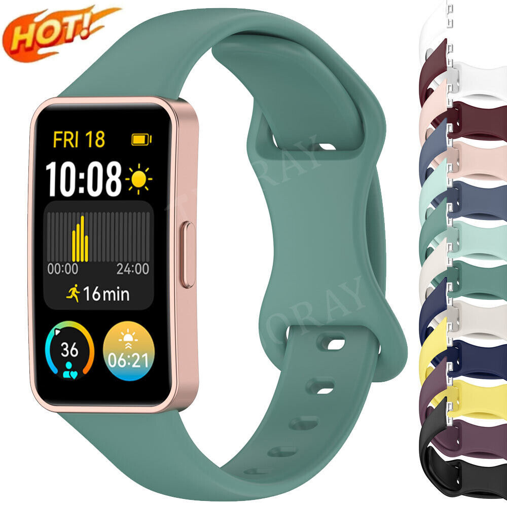 Sport Smart Watch Silicone Band Strap Replacement For Huawei Band 9 9 NFC 8 8NFC