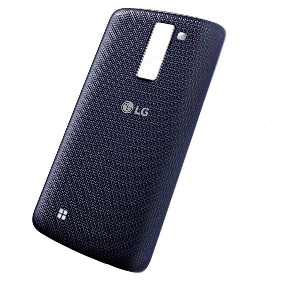 Cubierta trasera de puerta de batería original OEM LG Escape 3 Cricket K8 K373 K370 AS375 US735 Foto 3 de 4