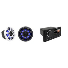 Kicker 51MSC654 - MSC 6.5-Inch Premium Marine 4-Ohm LED Coaxial System, Pair ...