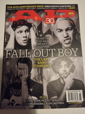 ALTERNATIVE PRESS MAGAZINE AP 323 1st JUNE 2015 FALL OUT BOY Ltd Ed NEW