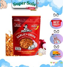Medium Spice SPICY - Crispy Onions Garlic Flakes - Crunchy All-Purpose