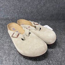 BIRKENSTOCK Boston Soft Footbed Clog Unisex Size US M7/W9 Taupe